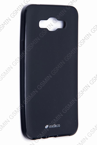    Samsung Galaxy E7 SM-E700F Melkco Poly Jacket TPU (Black Mat)