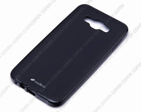    Samsung Galaxy E7 SM-E700F Melkco Poly Jacket TPU (Black Mat)