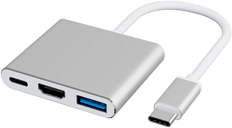 Type-C hub  Macbook,  GSMIN Cray 3  1 (USB 3.1 Type-C, USB 3.0, HDMI) ()