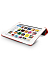    iPad 2/3  iPad 4 Melkco Premium Leather case - Slimme Cover Type (Red LC)
