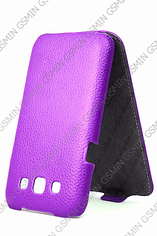    Samsung Galaxy Win Duos (i8552) Melkco Premium Leather Case - Jacka Type (Purple LC)