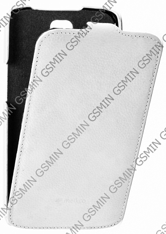    Samsung Galaxy Mega 6.3 (i9200) Melkco Leather Case - Jacka Type (White LC)