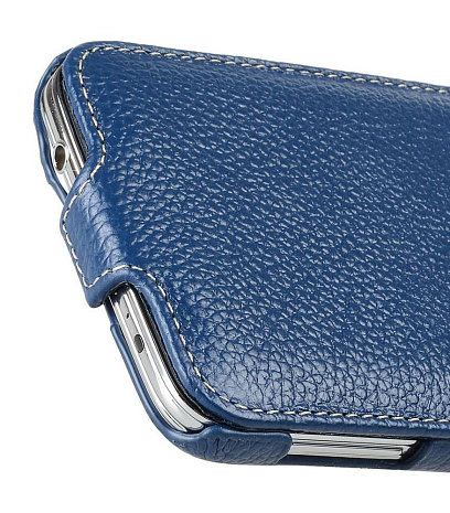    Samsung Galaxy S5 mini Melkco Premium Leather Case - Jacka Type (Dark Blue LC)