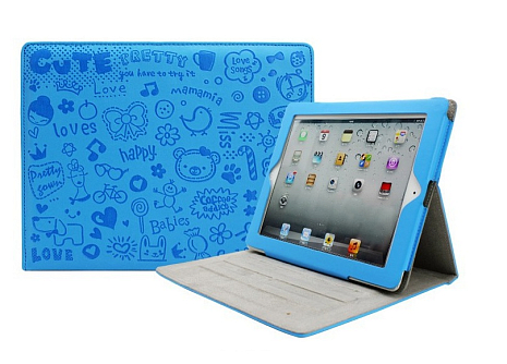    iPad 2/3  iPad 4 RHDS Fashion Leather Case ()