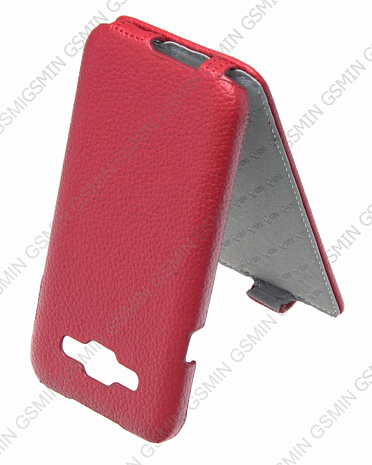    Samsung Galaxy E5 SM-E500F/DS Sipo Premium Leather Case - V-Series ()