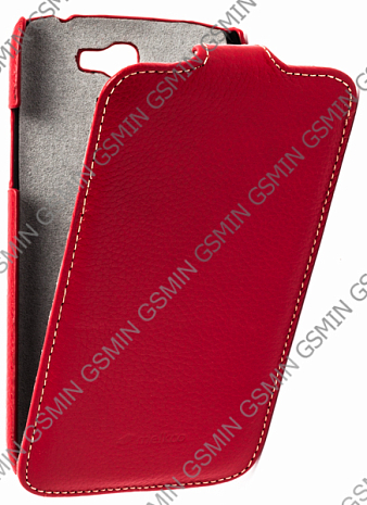    Samsung Galaxy Note 2 (N7100) Melkco Premium Leather Case - Jacka Type (Red LC)