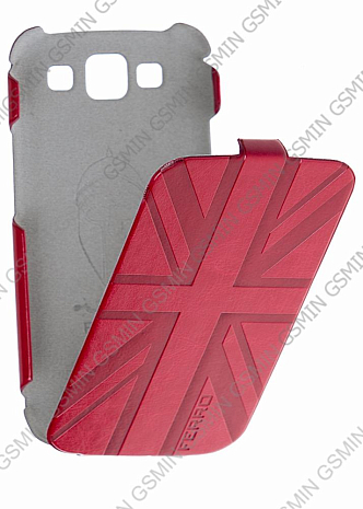    Samsung Galaxy S3 (i9300) Ferro Ultra Slim Case (Red / Gray)