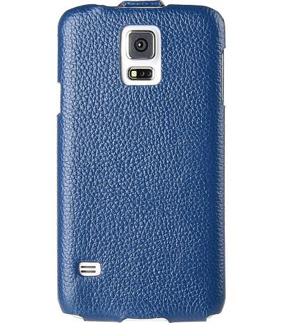    Samsung Galaxy S5 mini Melkco Premium Leather Case - Jacka Type (Dark Blue LC)