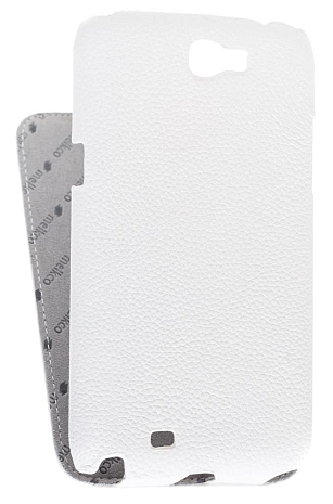    Samsung Galaxy Note 2 (N7100) Melkco Premium Leather Case - Jacka Type (White LC)