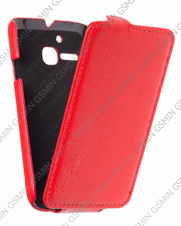    Alcatel One Touch M'Pop / 5020D Aksberry Protective Flip Case ()