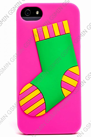    Apple iPhone 4/4S New Year 2014 - Sock ()